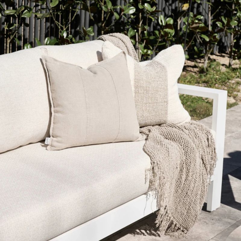 Luca® Linen Outdoor Cushion 60x60cm - Natural
