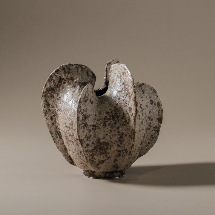 Seafoam Vase Rustic White