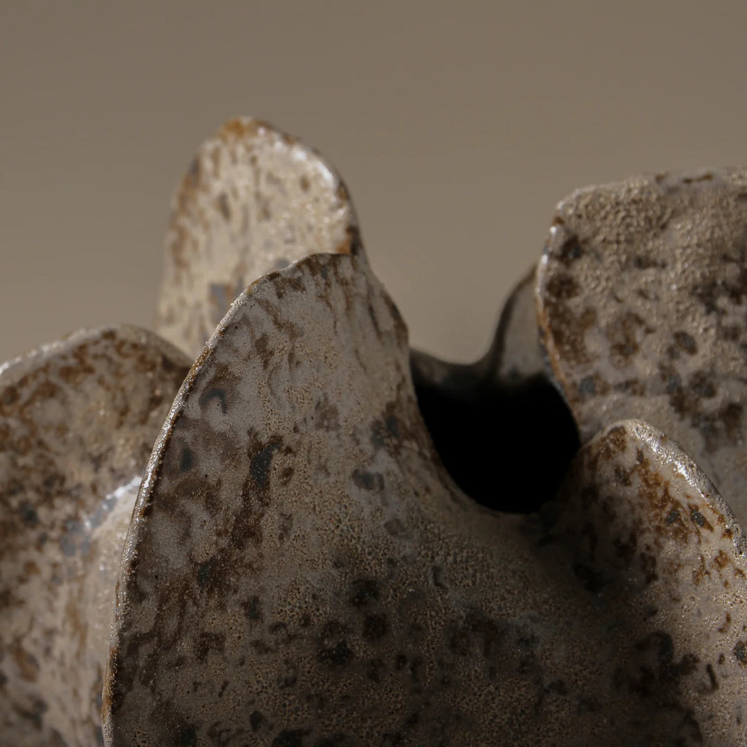 Seafoam Vase Rustic White