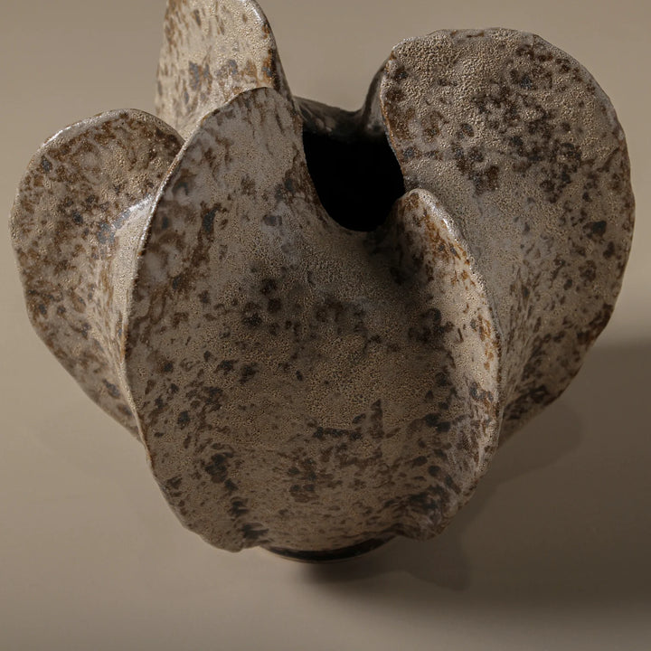 Seafoam Vase Rustic White