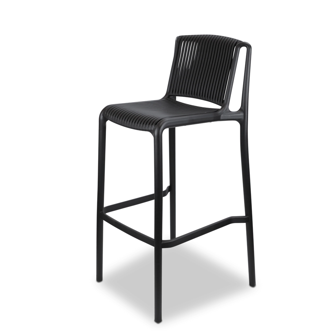 Tropea Bar Chair - Black