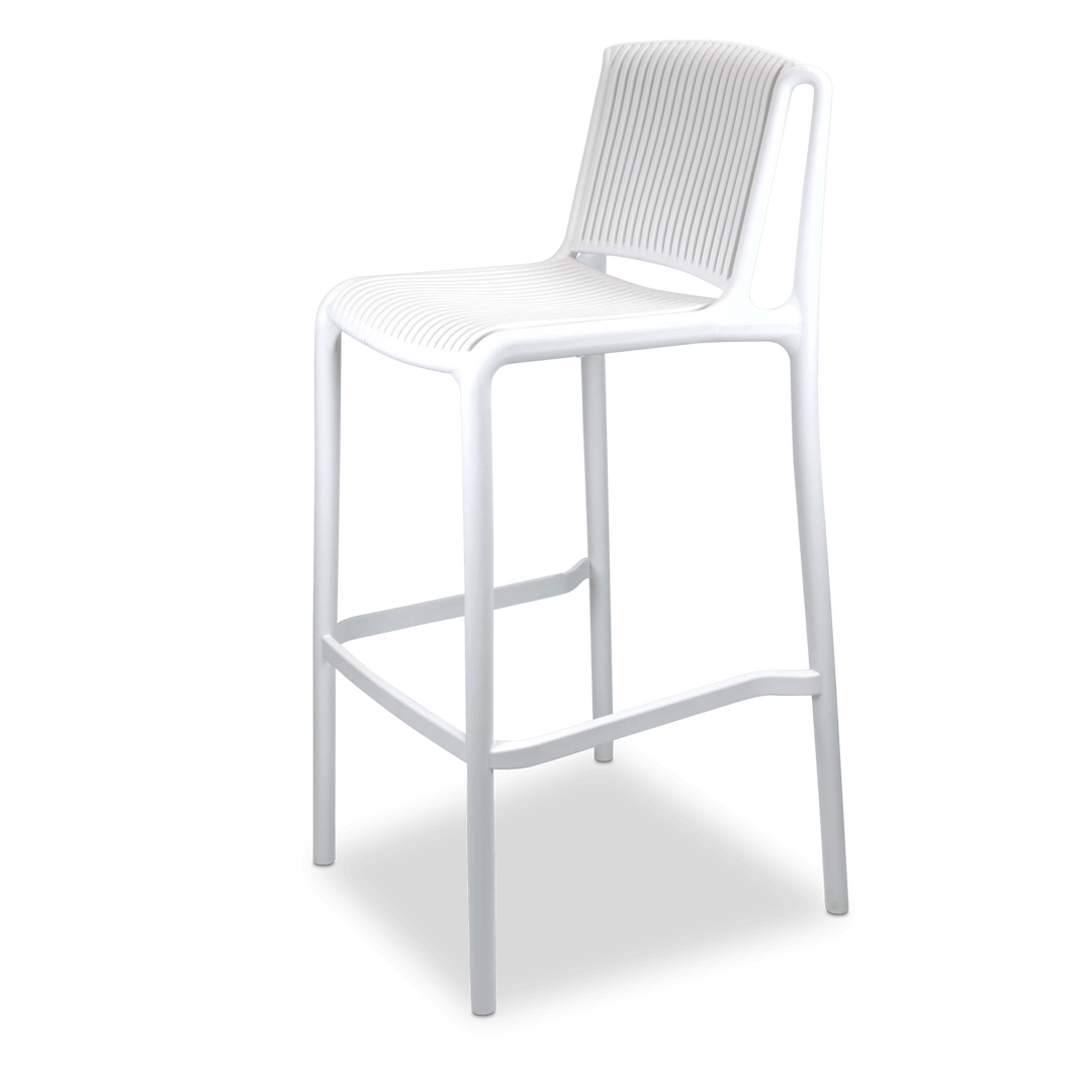 Tropea Bar Chair - White