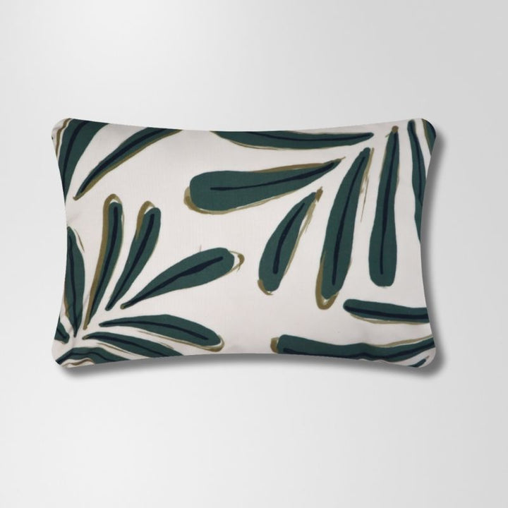 Abstract Leaf Outdoor Cushion 60 x 40 cm