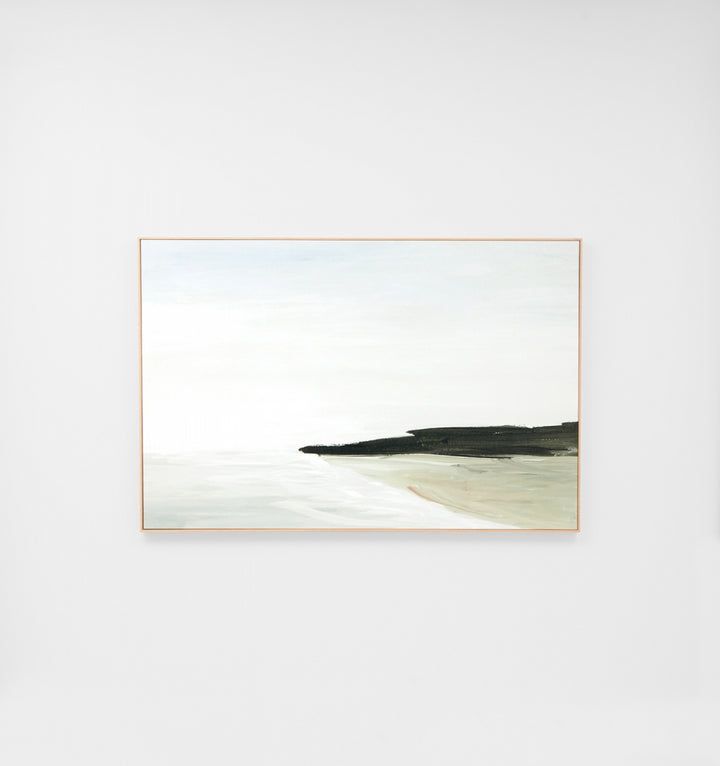 Coastal Winter Framed Canvas Print 150 x 100 cm