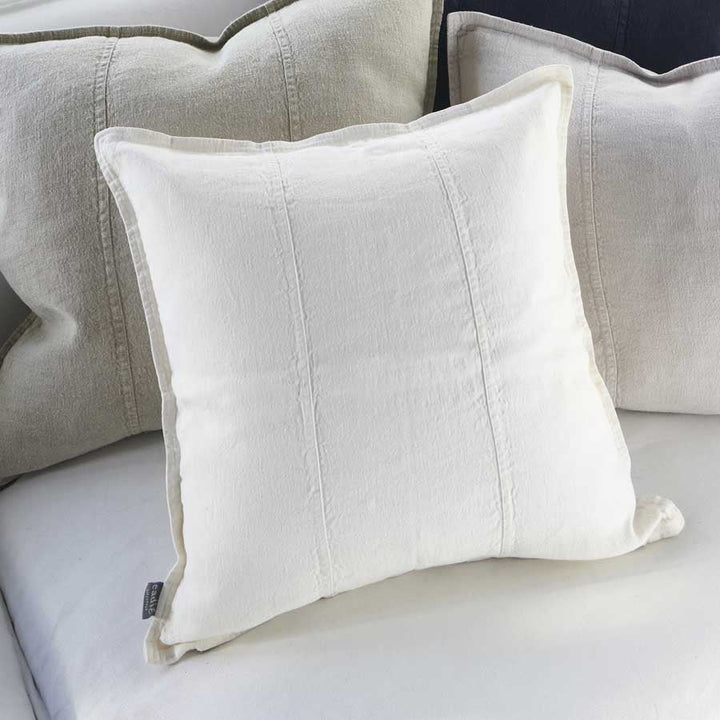 Luca® Linen Outdoor Cushion 50x50cm - White