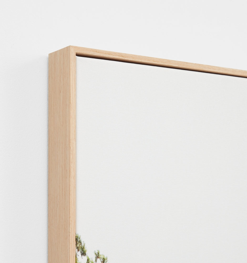 Hidden Paradise Framed Canvas Print 105 x 140 cm