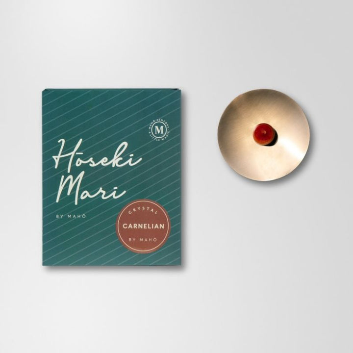 Hoseki Mari Carnelian Crystal Incense Burner