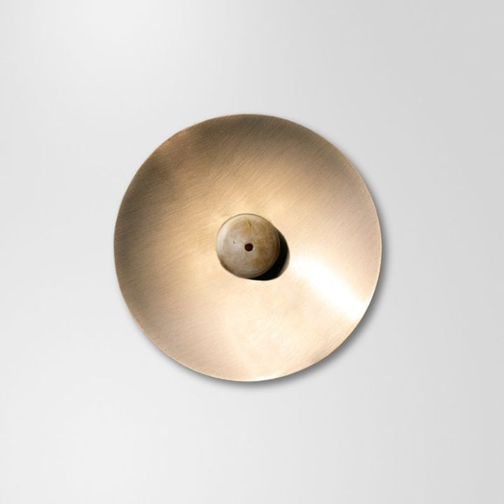 Hoseki Mari Yellow Jade Crystal Incense Burner