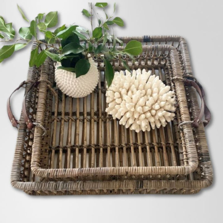 Kubu Wicker Drinks Tray