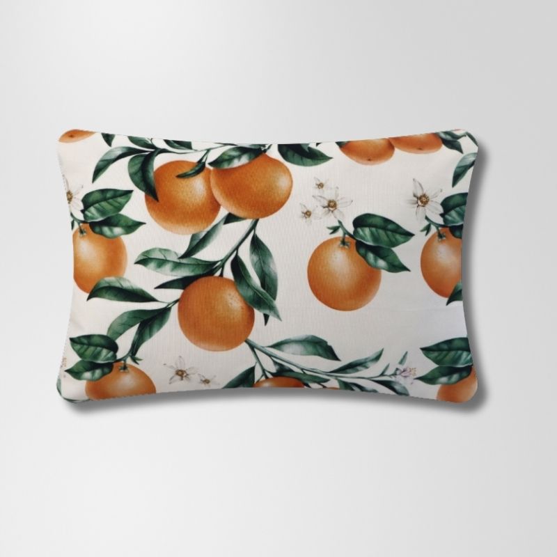 Mediterranean Orange Outdoor Cushion 60 x 40 cm