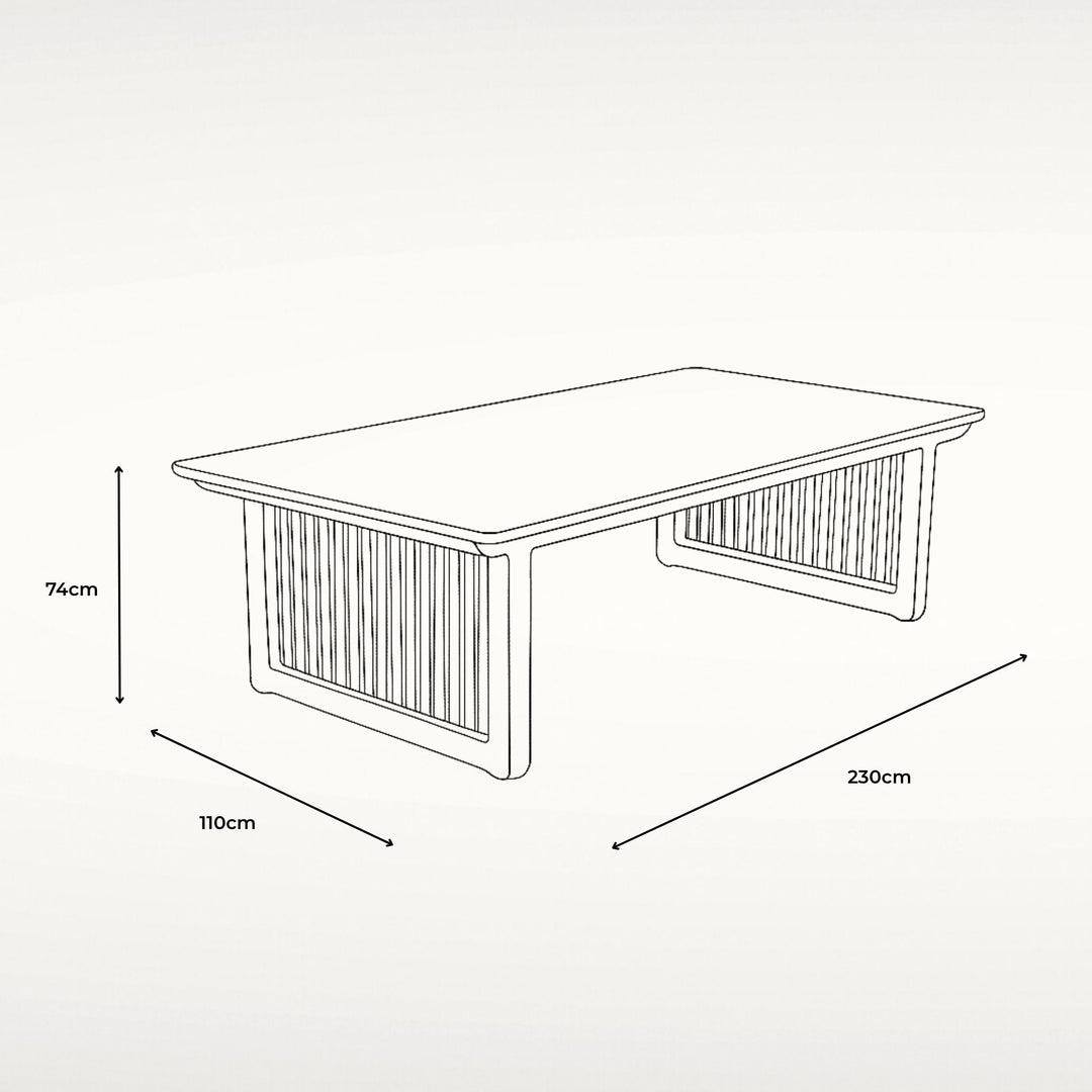 Palm Cove Dining Table 230cm