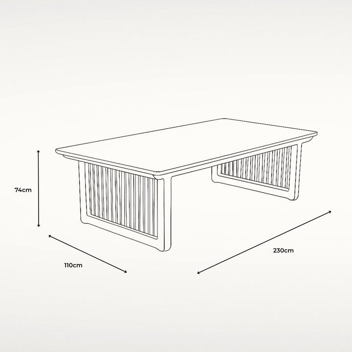 Palm Cove Dining Table 230cm