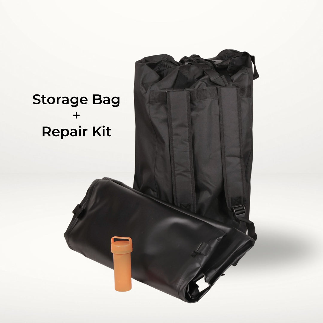 Portable Ice Bath Black & Infrared Sauna Set