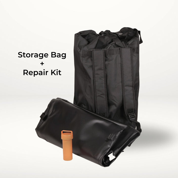 Portable Ice Bath Black & Infrared Sauna Set