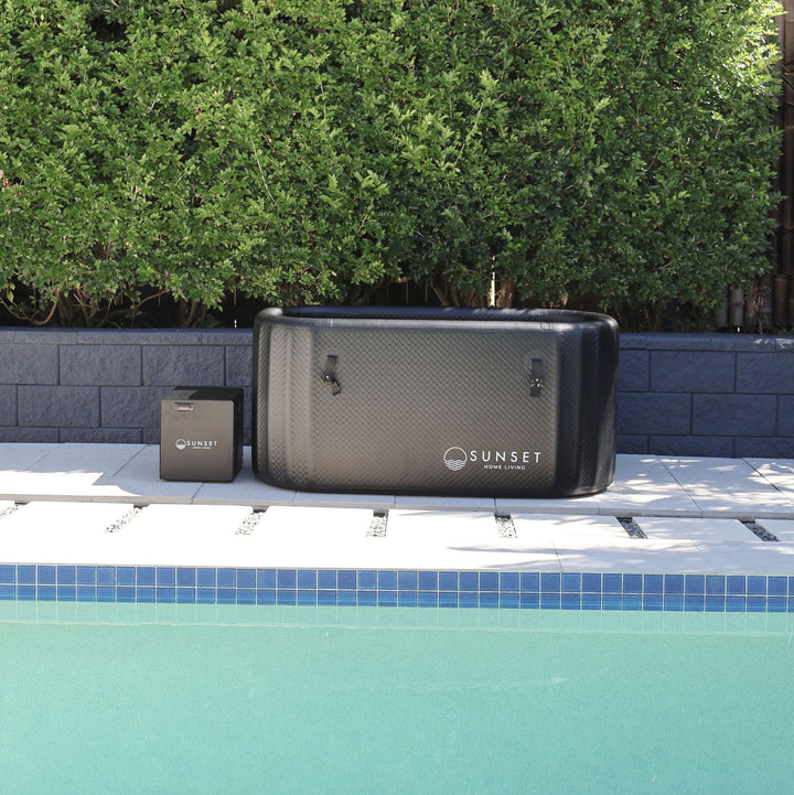 Portable Ice Bath & Chiller Unit - Black