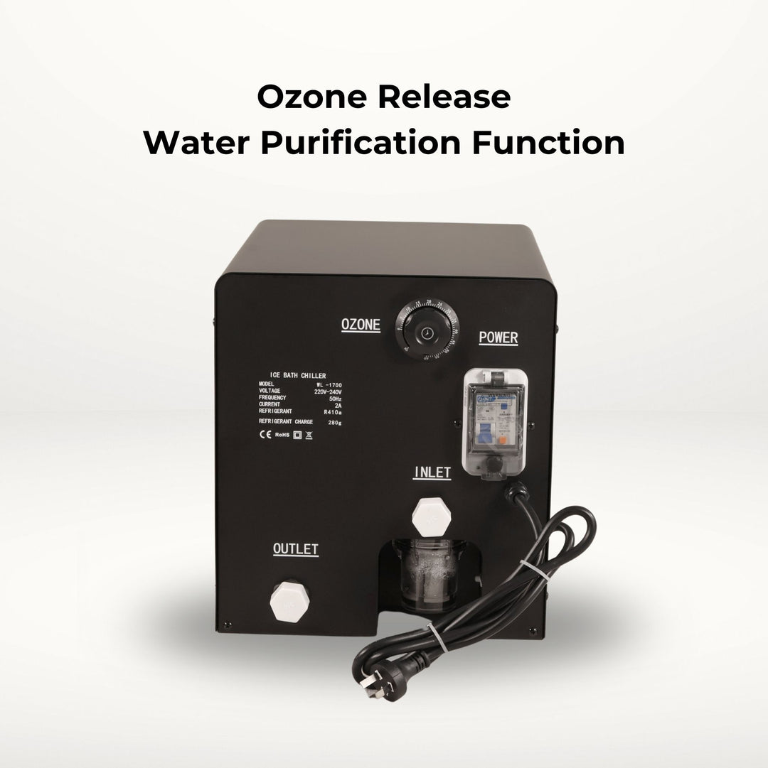 Portable Ice Bath Black & Infrared Sauna Set