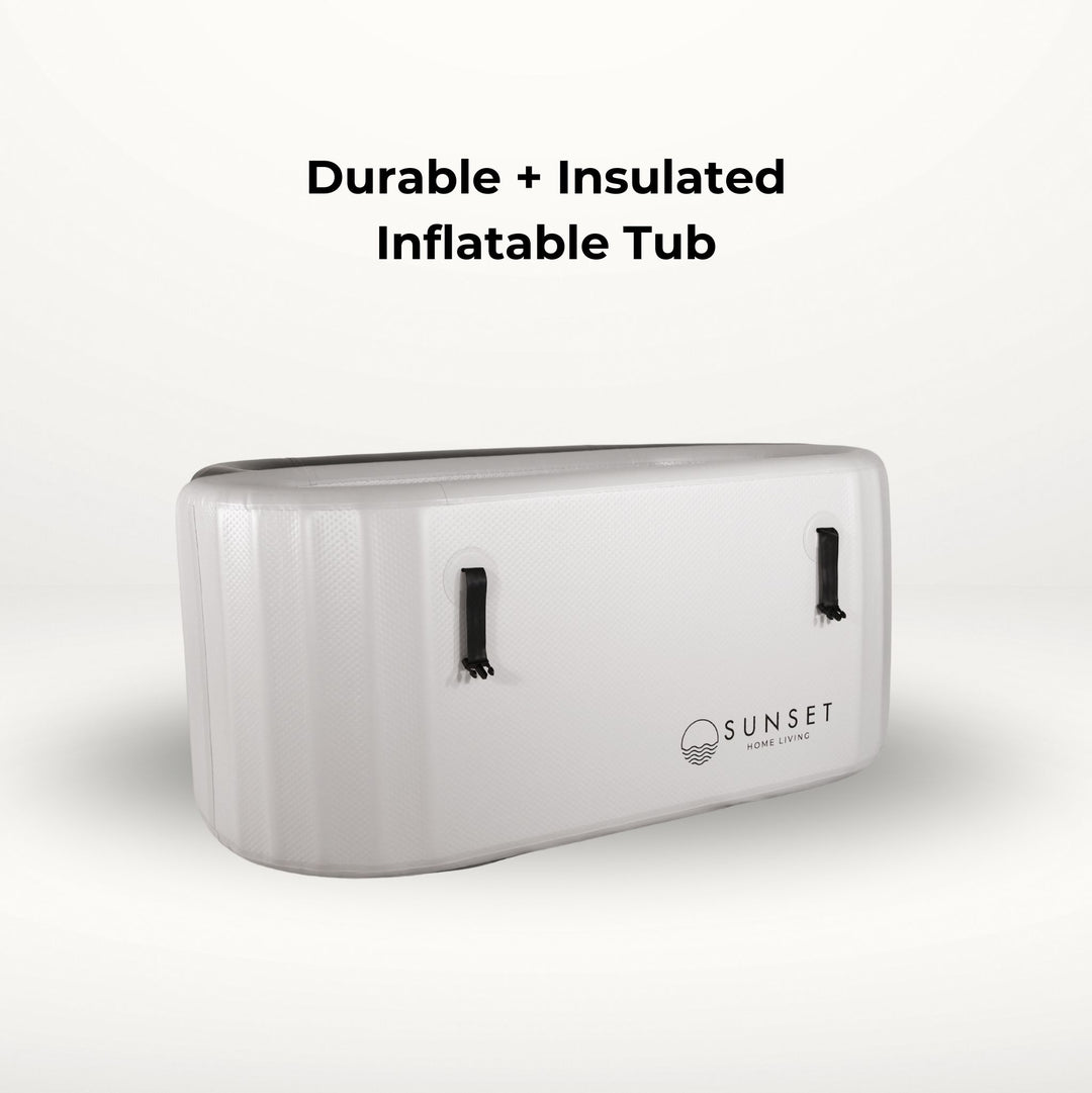 Portable Ice Bath & Chiller Unit - Light Grey