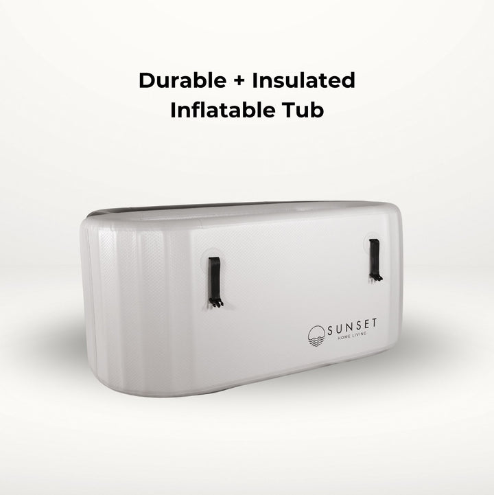 Portable Ice Bath & Chiller Unit - Light Grey