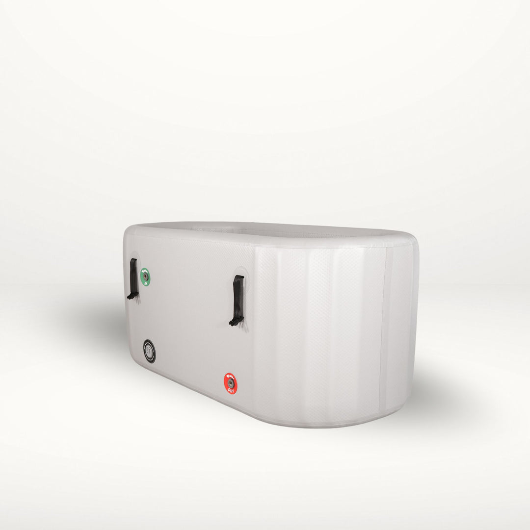 Portable Ice Bath & Chiller Unit - Light Grey