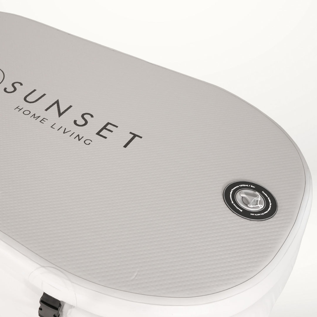 Portable Ice Bath & Chiller Unit - Light Grey