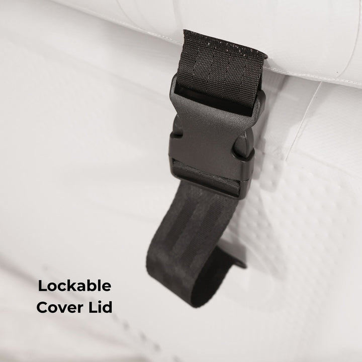 Portable Ice Bath & Chiller Unit - Light Grey