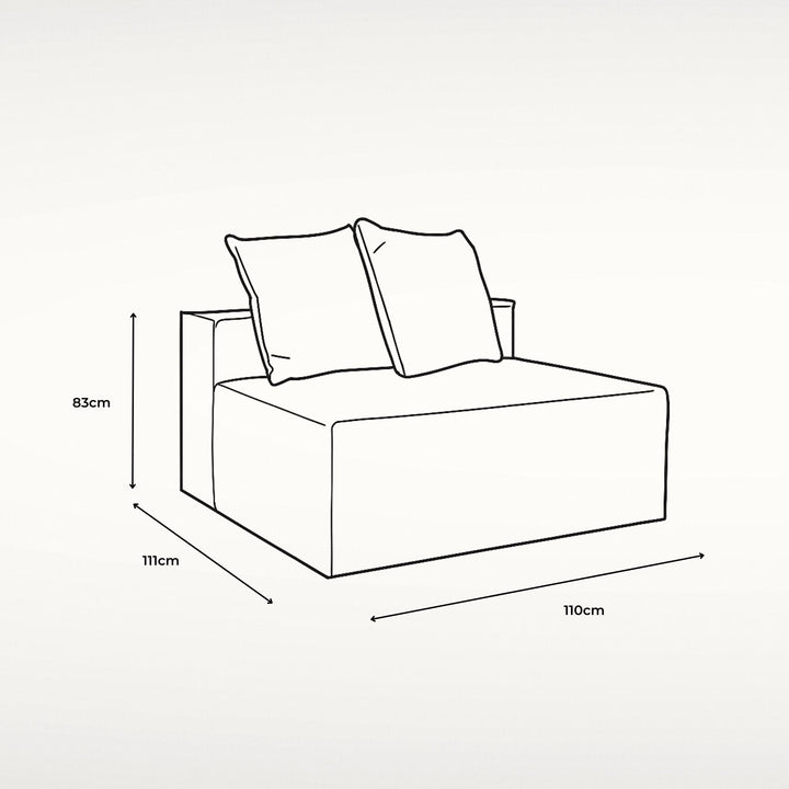 Santorini Single Sofa