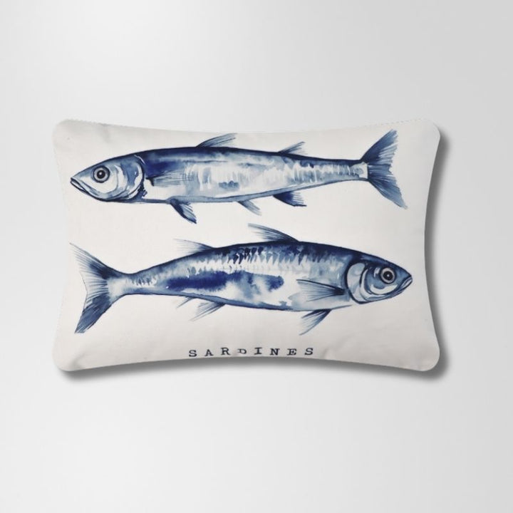 Sardines Outdoor Cushion 60 x 40 cm
