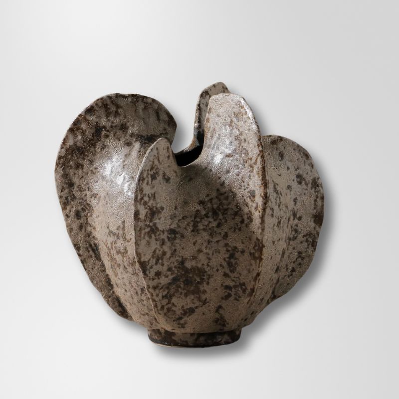 Seafoam Vase Rustic White