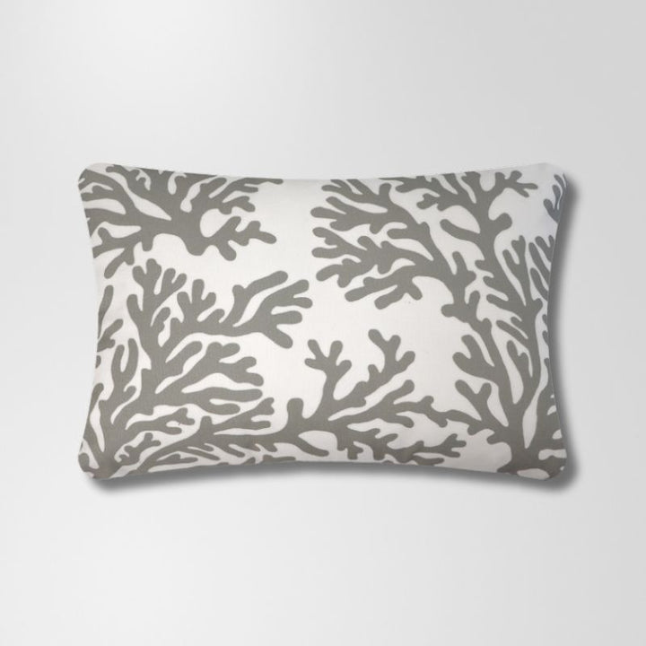 Taupe Coral Outdoor Cushion 60 x 40 cm