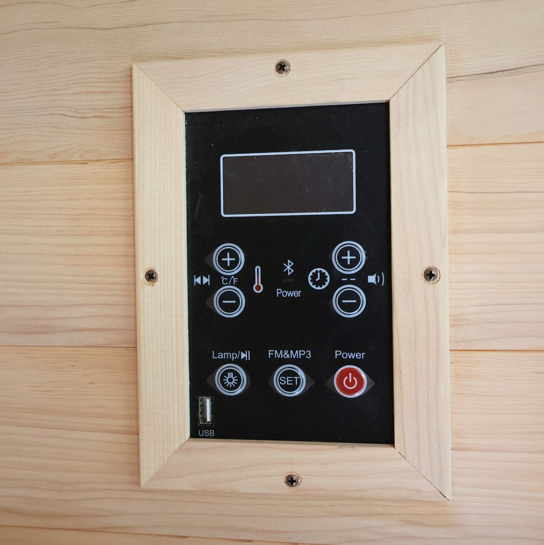 Timber Ice Bath & Infrared Sauna Set