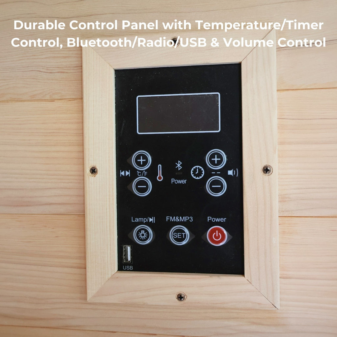 Timber Infrared Sauna - 2 Person