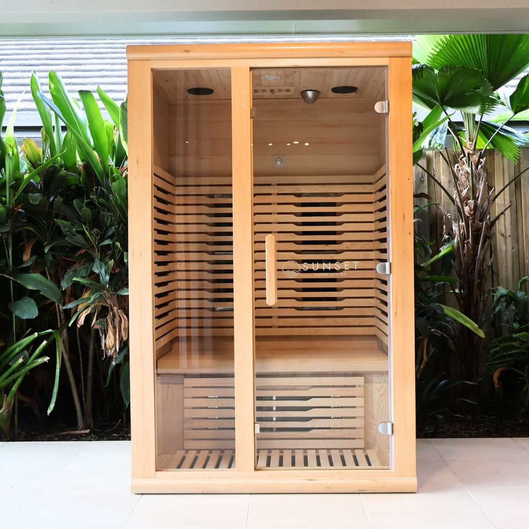 Timber Ice Bath & Infrared Sauna Set