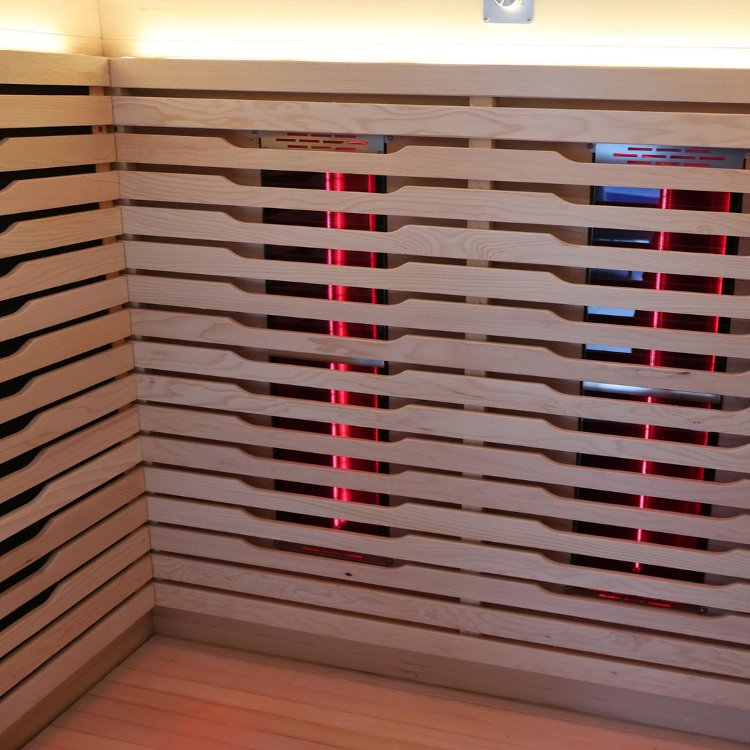 Timber Ice Bath & Infrared Sauna Set