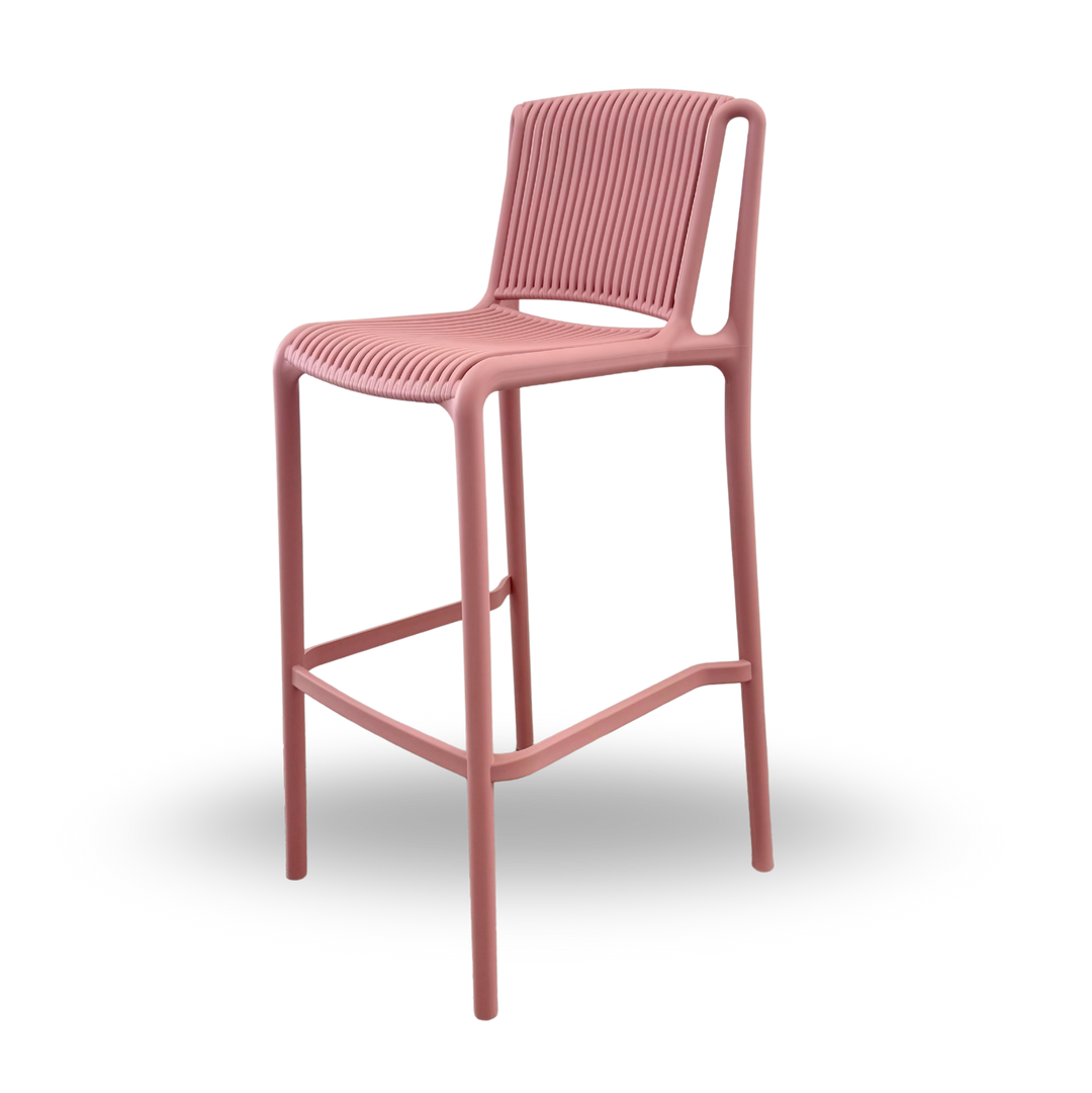 Tropea Bar Chair - Dusty Pink