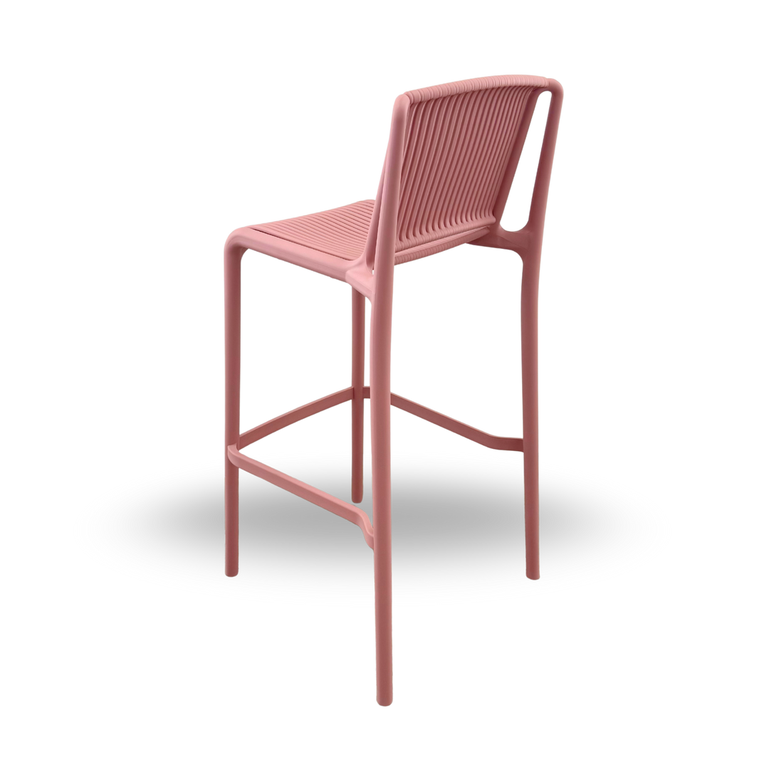 Tropea Bar Chair - Dusty Pink