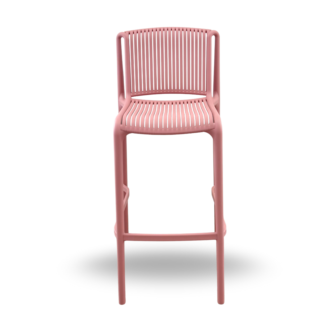 Tropea Bar Chair - Dusty Pink