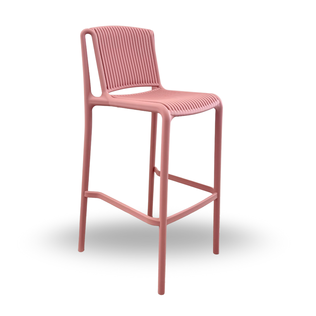 Tropea Bar Chair - Dusty Pink