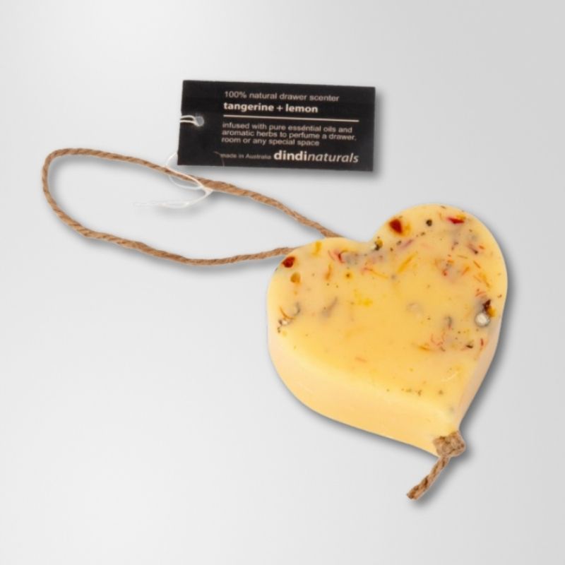 Wax Heart Tangerine & Lemon