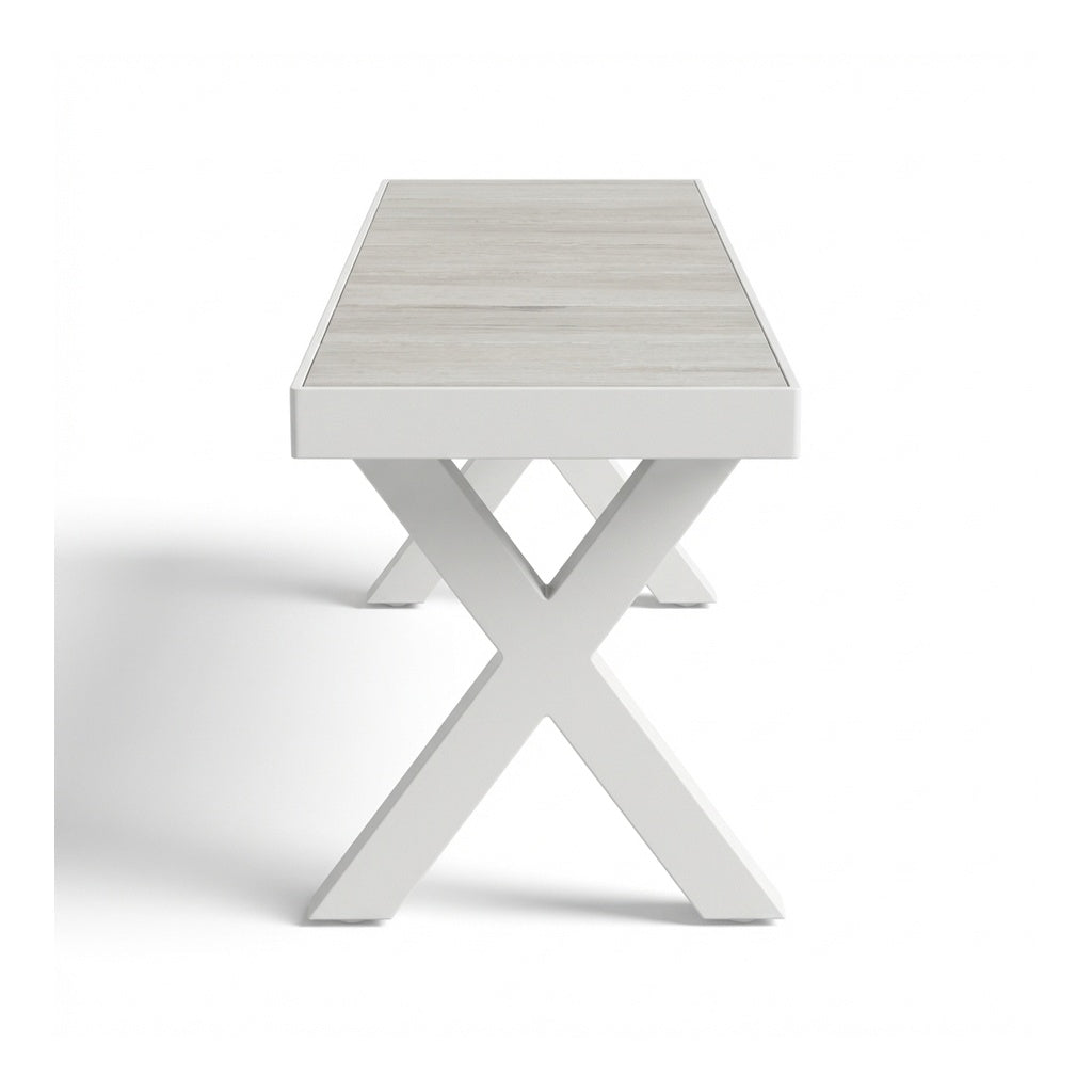 Portland Bench 140cm — side profile