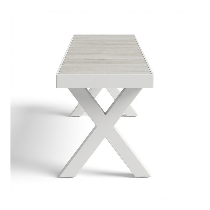 Portland Bench 140cm — side profile