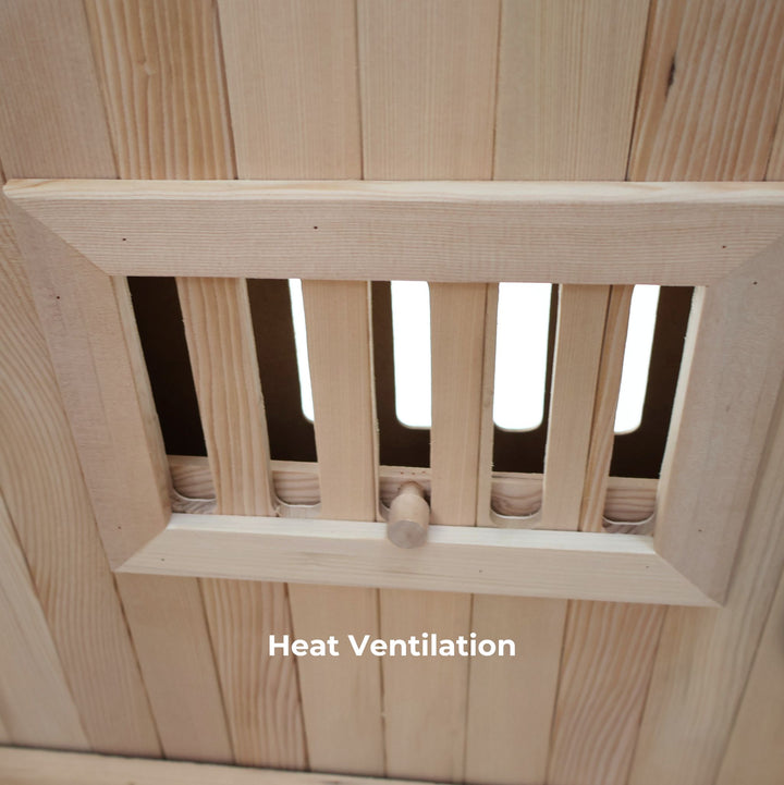 Timber Full Spectrum Infrared Sauna - 3 Person - Red | Sunset Home Living
