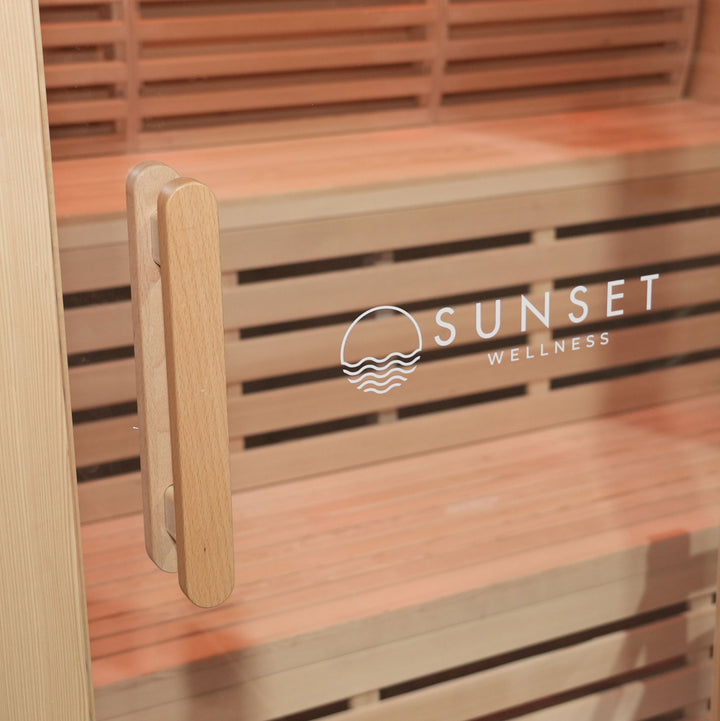 Timber Traditional 4-Person Indoor Sauna with 8kw Harvia Heater