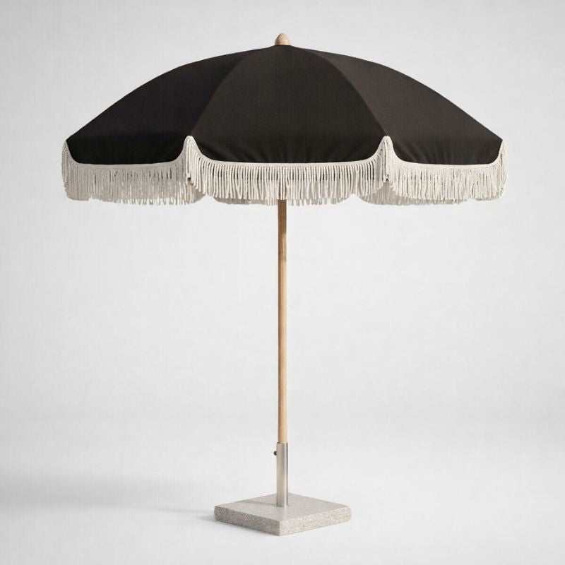 Amalfi Umbrella 3m - Black - Black | Sunset Home Living