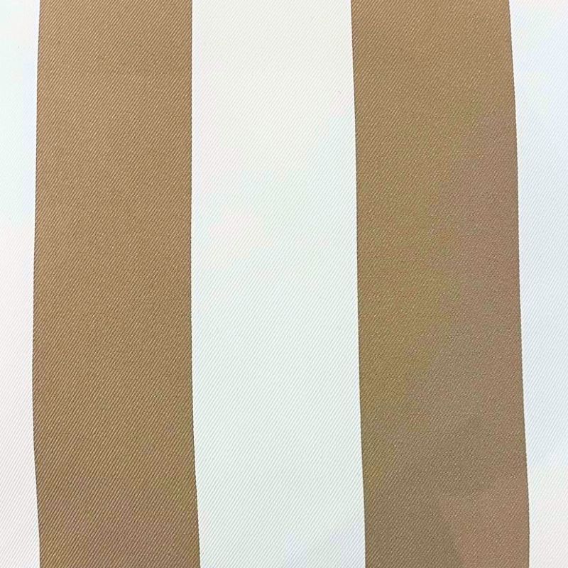 Bold Stripe Taupe Outdoor Cushion 55 x 55 cm