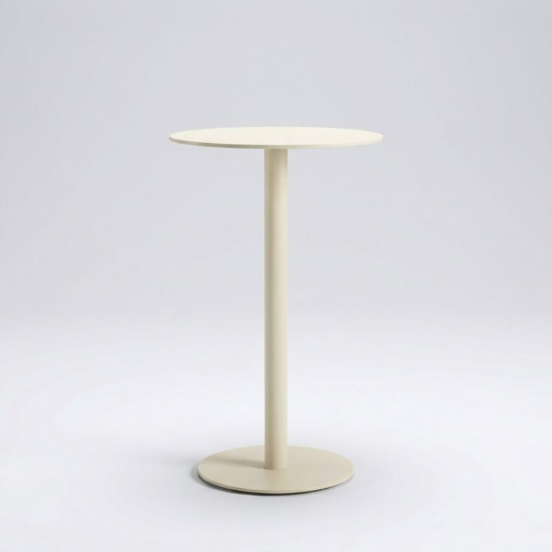 Byron Round Bar Table 70cm - Ivory | Sunset Home Living