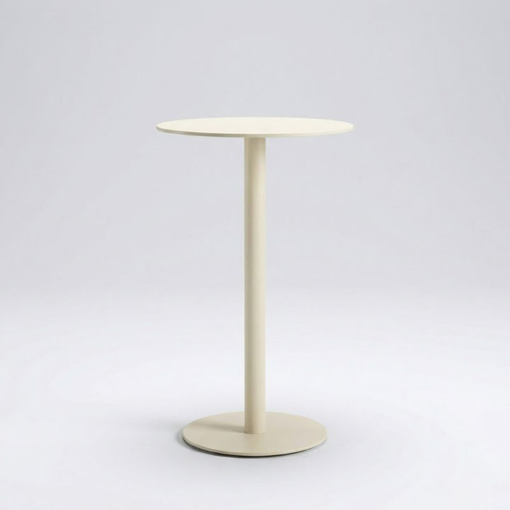Byron Round Bar Table 70cm - Ivory | Sunset Home Living
