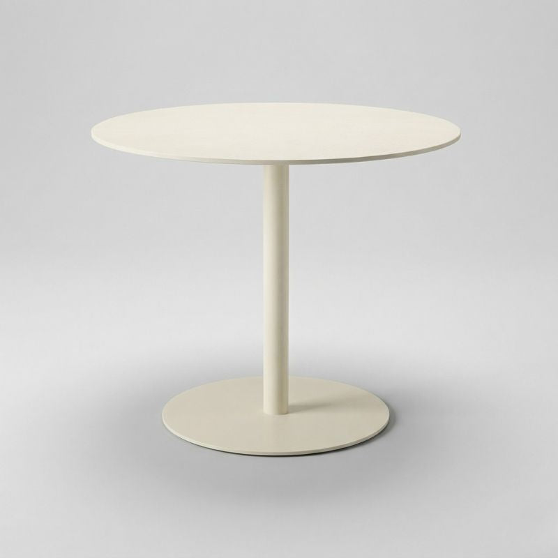 Byron Round Dining Table 100cm - Ivory | Sunset Home Living