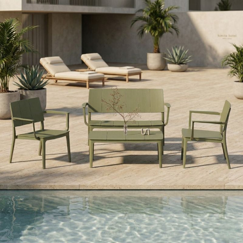 Catania Lounge Set - Tan | Sunset Home Living