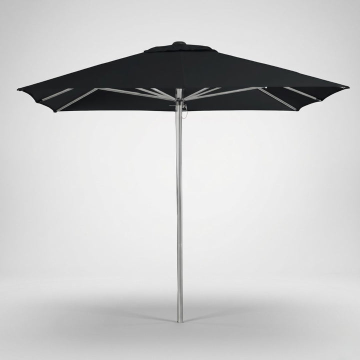 Cirelle Square Centrepost Outdoor Umbrella 220cm - Black - Black | Sunset Home Living