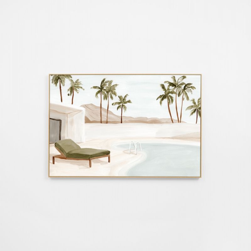 Desert Hideaway Haze Canvas Print